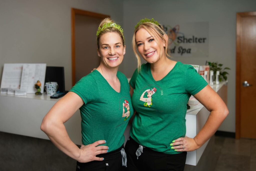 our bombshelter Med Spa staff in Pasco Atomic Dermatology and Med Spa